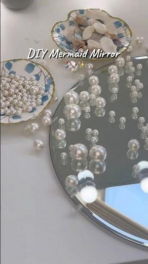 DIY Seashell Mirror 🐚✨
