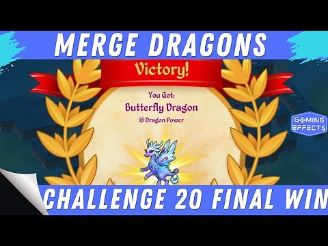 Merge Dragons Challenge 20 - Final Win Walkthrough