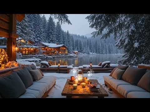 Snowy Evening Jazz ❄️ Relaxing Smooth Jazz for Winter Mood & Peaceful Vibes