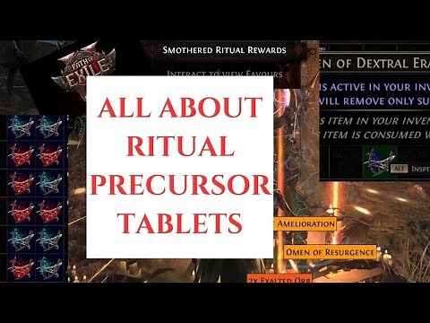 poe2 - ALL ABOUT RITUAL PRECURSOR TABLETS ||| Path of Exile 2