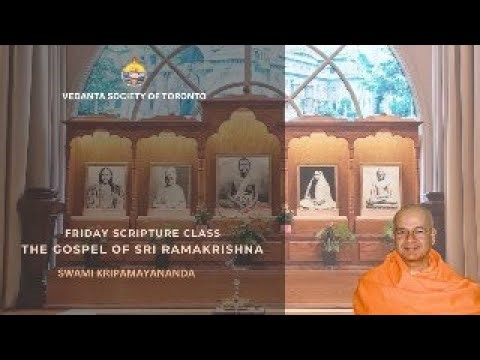 Friday Scripture Class | Gospel of Sri Ramakrishna | Swami Kripamayananda | Oct 10, 2025 | 7.30 PM.