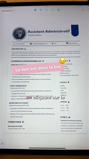 Si tu veux un CV parfait, clique juste ici 👉 http://cvboost.co/pv | cvboost