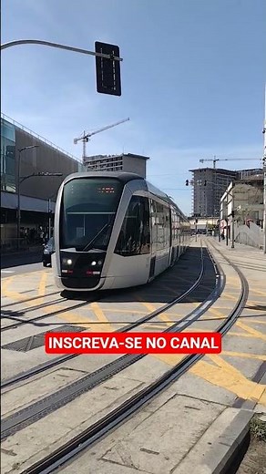 VLT CARIOCA LINE 1 TERMINAL GENTILEZA 🚋🚋🚋 #vlt #rj #terminalgentileza #mobility 🚋🚋