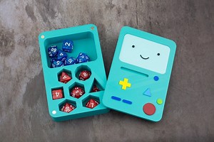 Handheld Video Game Console Dice Box With Magnetic Lid | Storage for a Set of Polyhedral TTRPG Dice - Etsy