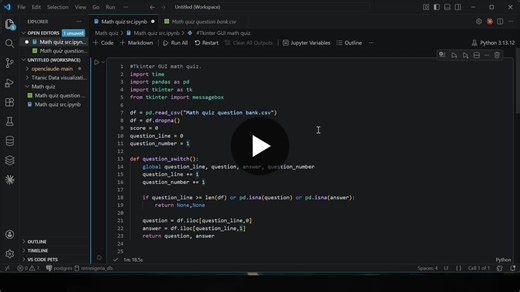 I have a .csv, now what? pt.1 Last week, I decided to test how good I was with utilizing external data within python programs. This time, there were no hardcoded values, but full datasets that I… | Eyinoluwa Adewusi