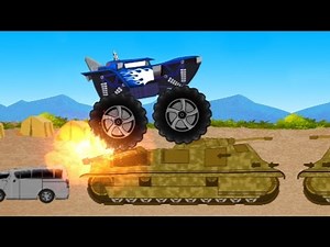 Monster Truck Stunts For Kids