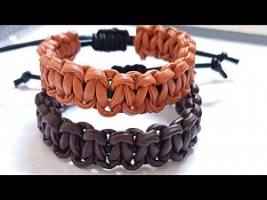 how to make leather bracelet for men