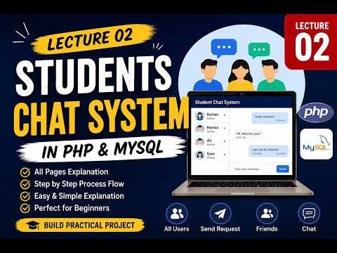 Students Chat System in PHP & MySQL | Friend Request + Chat System Complete Tutorial