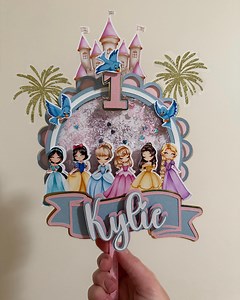 Princess Cake Topper - Princess Party Decor - Princess Birthday - Etsy