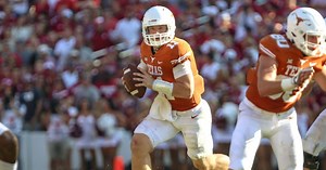 How Sam Ehlinger’s running production compares to past Texas QBs