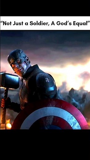 Cap’s Legendary Hammer Scene ⚡ Epic Endgame Moment #marvel #captain america #play avengers