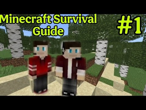 Minecraft Survival Guide Ep1 For New PlayerS