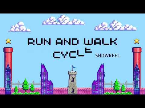 RUN AND WALK CYCLE SHOWREEL