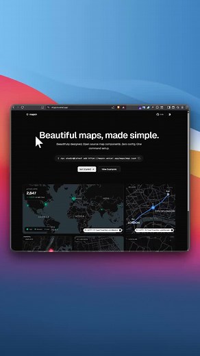 Library Komponen Peta Mapcn untuk Web Development