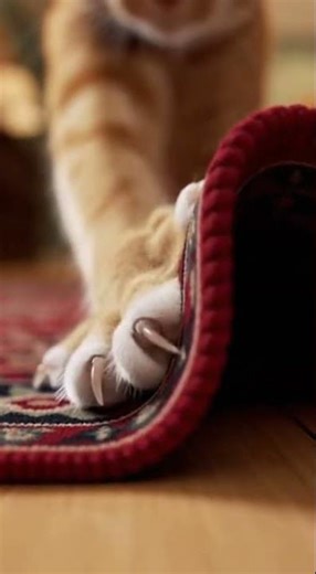 Rug Tripwire Prank: Smart Mouse Uses Ramp While Cat Faceplants