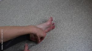 Removing large blister calluses from the heel, blisters on the foot