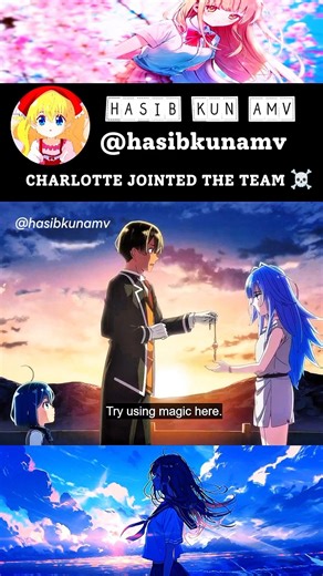 Bro got a kawaii mage ☠️ || #anime #animeedit