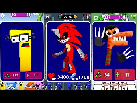 MERGE 'NUMBER RUN + Rainbow Friend + ALPHABET RUN'⭐⭐⭐⭐⭐⭐⭐⭐ Merge Battles a-z + 0123456789