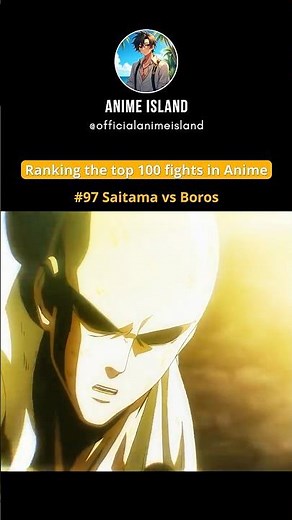 Ranking the best fights in Anime #97 - Saitama vs Boros