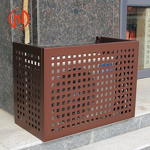 [Hot Item] Factory Direct Outdoor Aluminum AC Unit Louver Metal Cladding Air Conditioner Cover