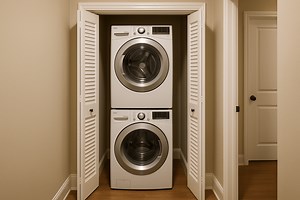 Installing Stack Kit W10869845 on a Whirlpool Washer and Dryer