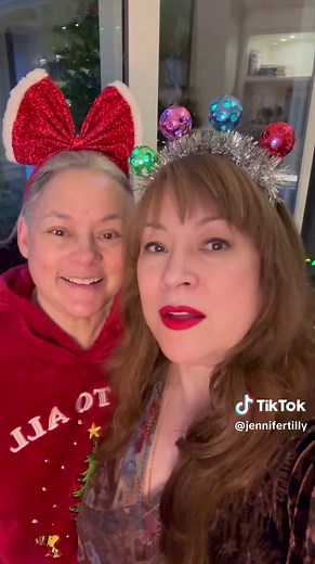Merry Christmas Wishes from Jennifer and Meg Tilly