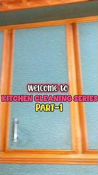 DIY Kitchen Cabinet Cleaner | Remove Grease & Shine Cabinets Naturally ✨#DIYKitchenCleaner#shorts