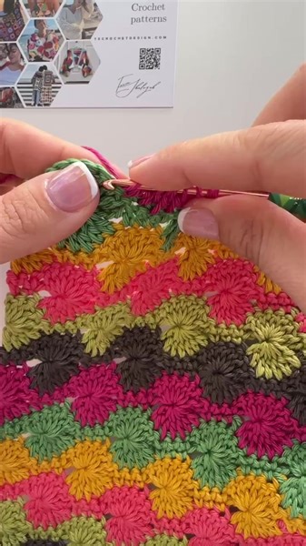 26K views · 373 reactions | Katherine wheal stitch. It looks beautiful when you use more than one color. Save the tutorial for your future project!  . . . . . | TScrochetdesign | Facebook