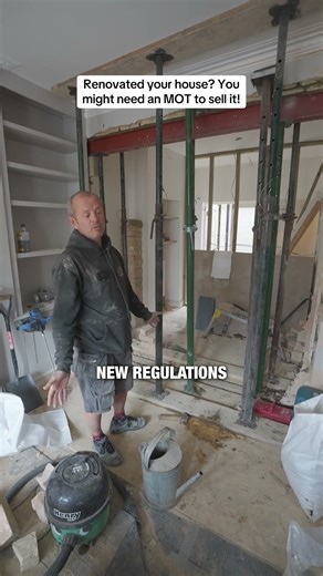 Renovating your house? Any structural work needs proper sign-off when you try to sell.