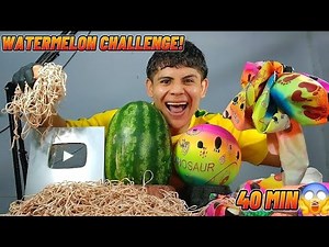 EXPLODING WATERMELON CHALLENGE!