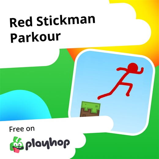 Red Stickman Parkour: Play Online For Free On Playhop