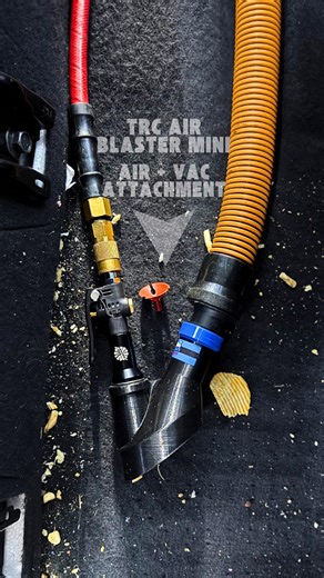 The Powerful Interior Detailing Duo💨 Our Air Vac attachment along with the New Rag Company Ultra Air Blaster Mini gives you a small, compact, and powerful tool perfect for your detailing business or hobby The Air Blaster Mini will break and lift up stuck in dirt, debris, and sand while the Air Vac attachment keeps it contained and funnels it out for an easier and more effective interior detailing process. Shop ➡️ Air Vac and Air Blaster Mini on our website link in the bio #autodetailing #detail
