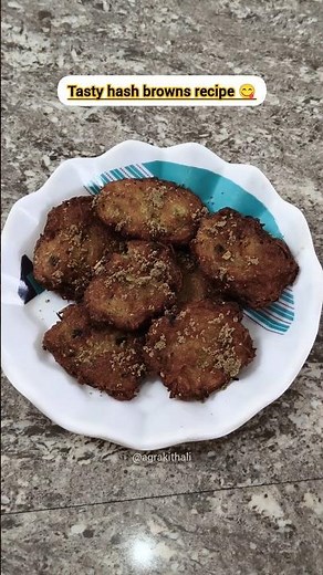 Tasty Hash browns Recipe 😋 Simple And Easy Hash browns Recipe 🤤#hashbrown #shorts #shortsfeed
