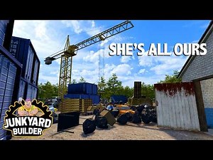 turning trash to cash in this junkyard simulation game | junkyard builder first look gameplay