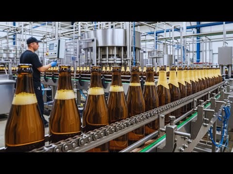 Inside a Factory: From Maturation to Market The High-Speed Beer Bottling/Canning Line (Full Process