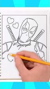 Como Dibujar a DEADPOOL Paso a Paso #drawing #aprendiendoadibujar #deadpool