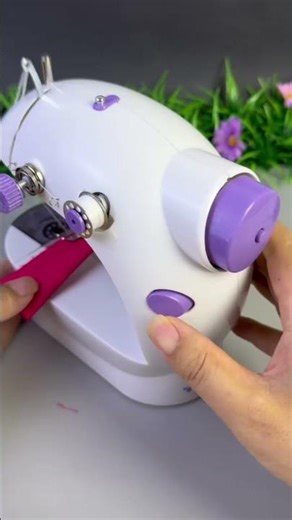 get new mini sewing machine 🎉🎉🎉🎉love it so much#beginner