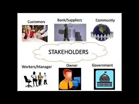 Business Studies Basics: Who are Stakeholders ? - Detailed description
