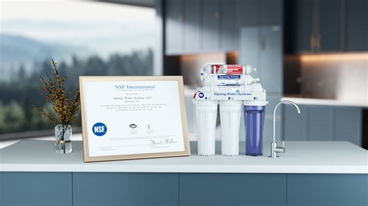 iSpring六级过滤家用净水去产品原理演示，C4D一镜到底畅享丝滑!