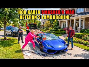 HOA Karen Destroyed My $300,000 Lamborghini — Not Knowing I’m a Feared War Veteran