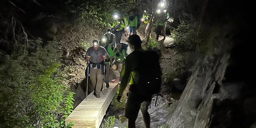 Hang-glider pilot rescued in Utah mountains after being blown off course
