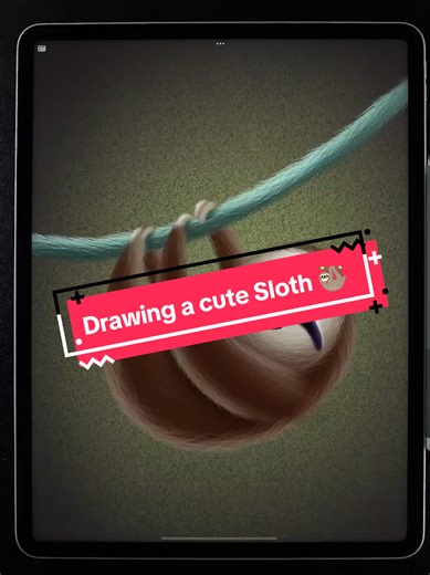 Drawing a Cute Sloth in Procreate: Step-by-Step Guide