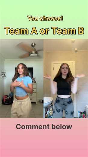 Be honest, Team A or Team B?#ootd #leggings #fashionstyle #outfitcheck #girls #dance #fit #nike #bop