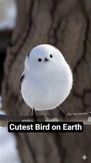 Cutest Bird on Earth 🐦 The Snow Fairy of Japan