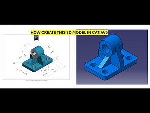 CATIA V5 Tutorial | Simple Part Modeling Step-by-Step