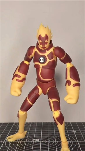 New Heatblast Figure! Fully 3D printed!