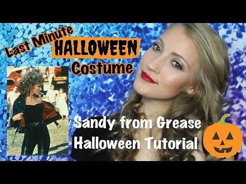 Last Minute Halloween Costume/Sandy from Grease