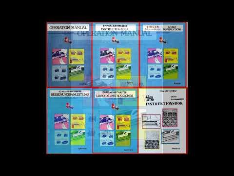 Knitmaster SK360 SK260 operating manual