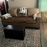 Wonnitar Green 5x7 Washable Area Rug, Non Slip Soft Vintage Rugs for Bedroom, Low Pile Stain Resistant Floor Carpets for Farmhouse Living Room Dining Room Home Office,(Green,5' x 7')