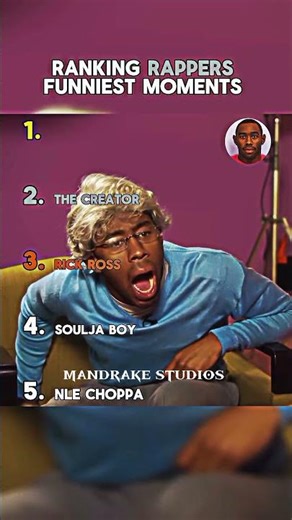 Top 5 Funniest RAPPER Moments 1st one is so funny 😂 🤣🔥 #funny #rappers #compilation #shortsfeed